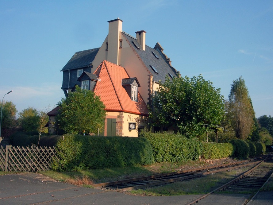 Bahnhofsgebäude in Münzenberg