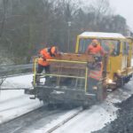 Bei Wind und Wetter - auch im Schnee - wird geschafft