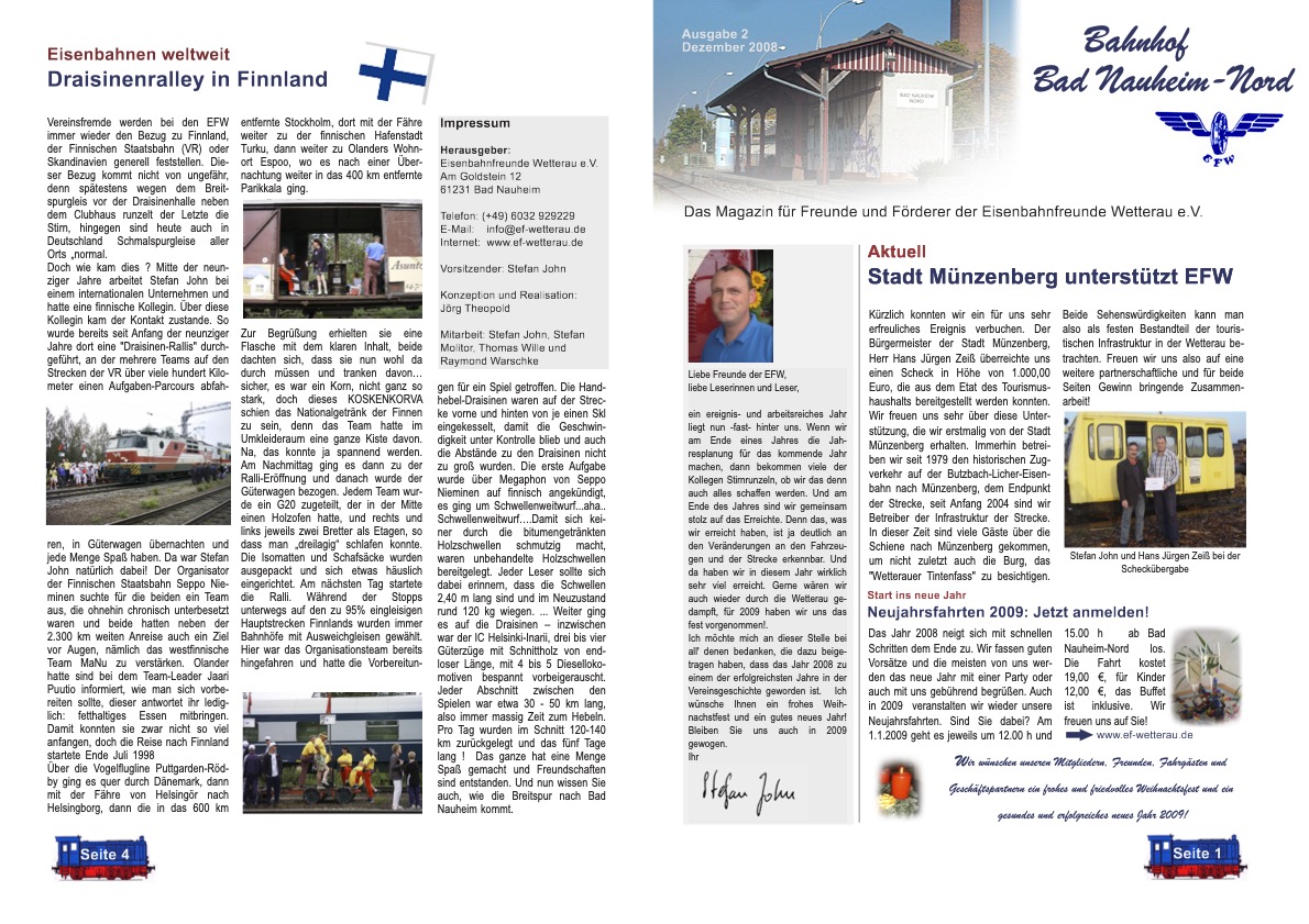 Bad Nauheim Nord – Ausgabe 2 (Dezember 2008)