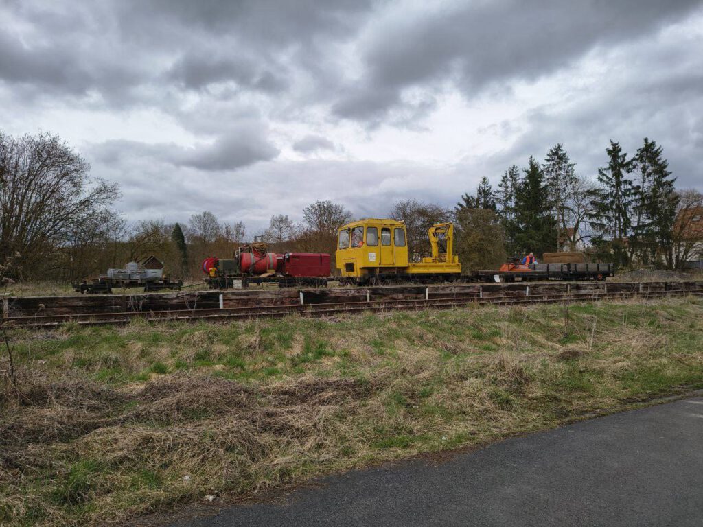 Der Bauzug um den SKL25