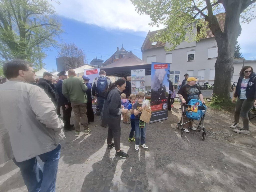 Viel Betrieb am Stand der EFW