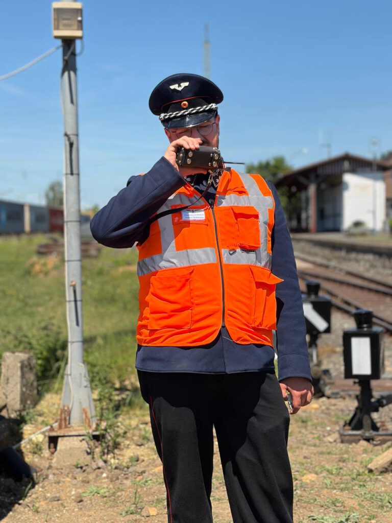 Der Fahrdienstleiter des Tages: Er steuert den Zugverkehr