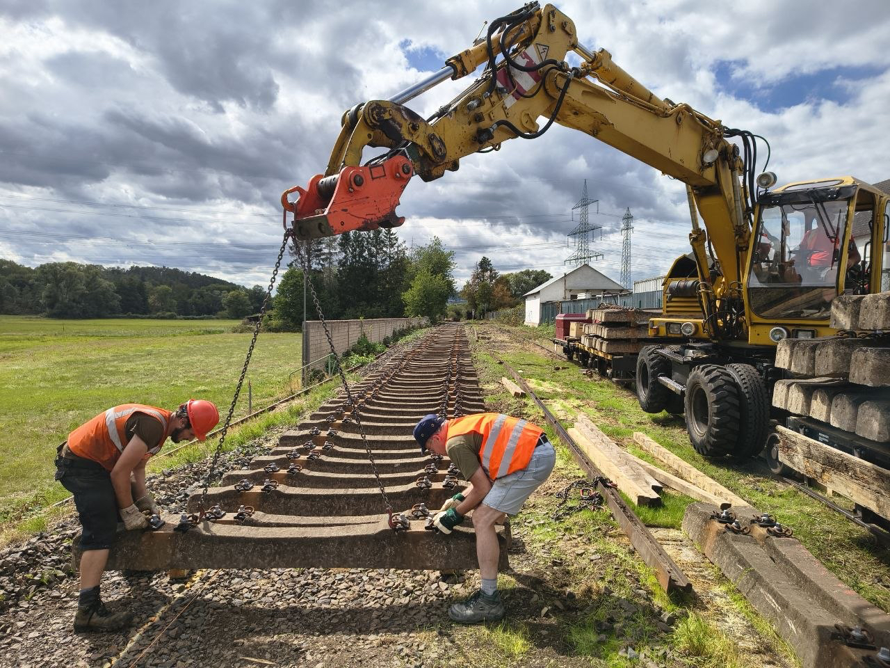 Teamwork: Schwellen auslegen